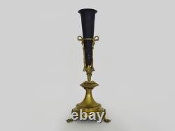 Vase cornet armature en bronze et métal. Napoléon III XIXéme