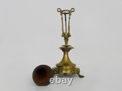Vase cornet armature en bronze et métal. Napoléon III XIXéme