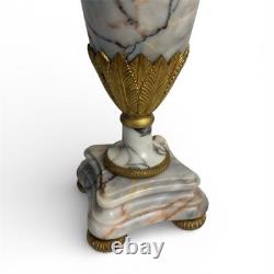 Vase-urne Napoléon III en marbre brèche & bronze doré