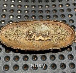 Vide poche ancien Angelot bronze XIXème siècle Empty pocket old Cherub bronze
