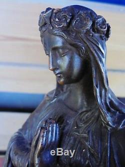 Vierge En Bronze Limmaculée Conception 8x Bre 1854 Dn175