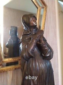 Vierge de Nuremberg en Bronze XIXème d'après Adam Kraft