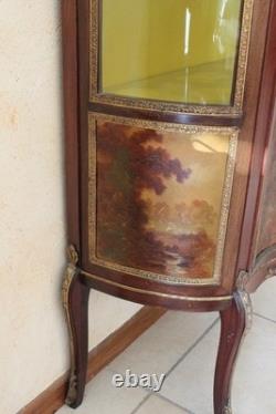 Vitrine Napoléon III En Acajou Et Bronze Ciselé XX Siècle