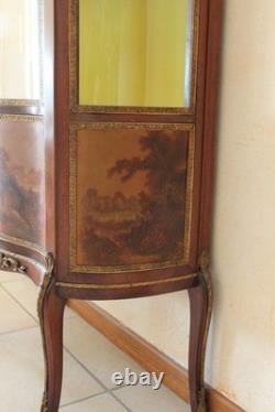 Vitrine Napoléon III En Acajou Et Bronze Ciselé XX Siècle