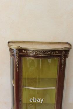 Vitrine Napoléon III En Acajou Et Bronze Ciselé XX Siècle