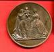 (m. 21) Médaille Napoléon Iii Baptême Du Prince Impérial Bronze (rare)