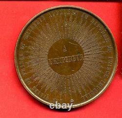 (m. 21) Médaille Napoléon III Baptême Du Prince Impérial Bronze (rare)